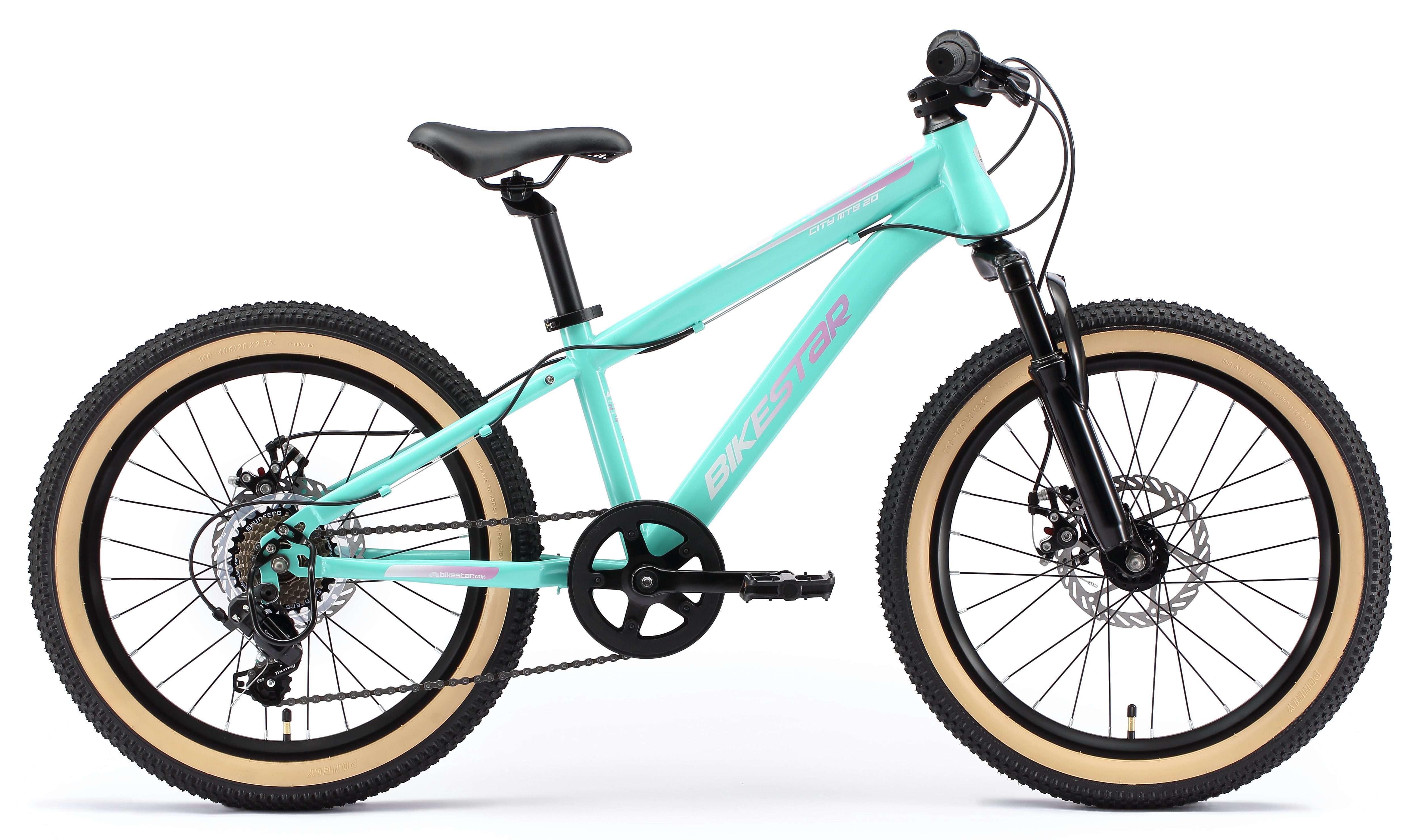 Bikestar Jugendfahrrad, 7 Gang Shimano RD-TY21 Schaltwerk, Kettenschaltung