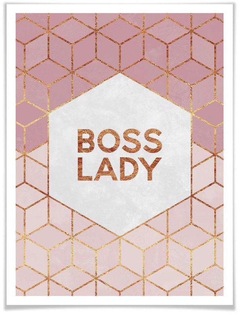 Boss St) Lady, Personen Wall-Art (1 Poster