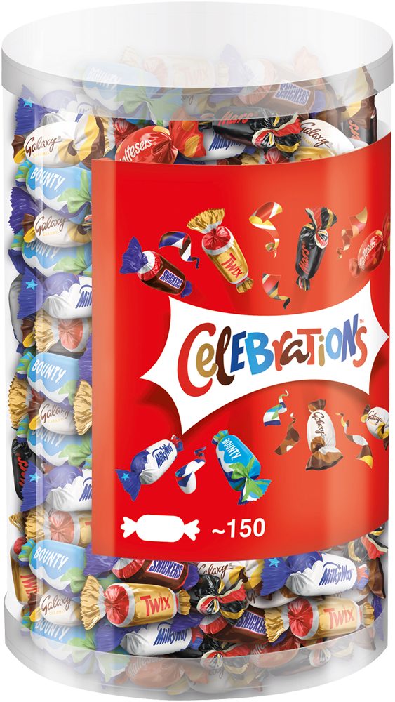 Mars GmbH Süßigkeit Celebrations 2x 1,435kg Mini-Schokoriegel Partymix