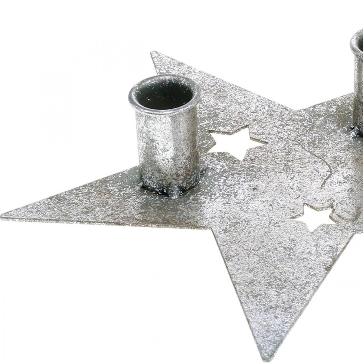 Florists Products Kerzenhalter Kerzendeko Stern Metalldeko Kerzenhalter Advent Weihnachten 2