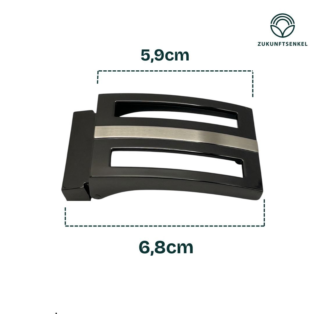 ZUKUNFTSENKEL Gürtelschnalle Schnalle Herren 38mm Steckschnalle Schnalle für Gürtel (Schließe Metallschnalle, 1-St., Dornschließe) Steckschnalle für Wechselgürtel und Ledergürtel