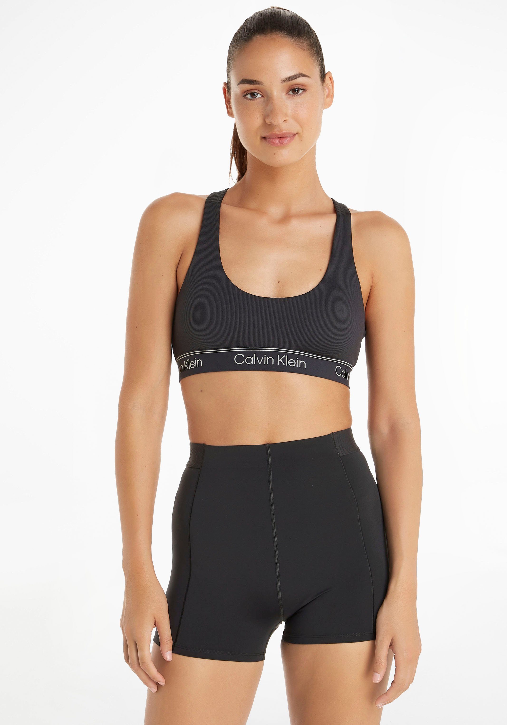 Klein Sport Calvin schwarz Sport-Bustier