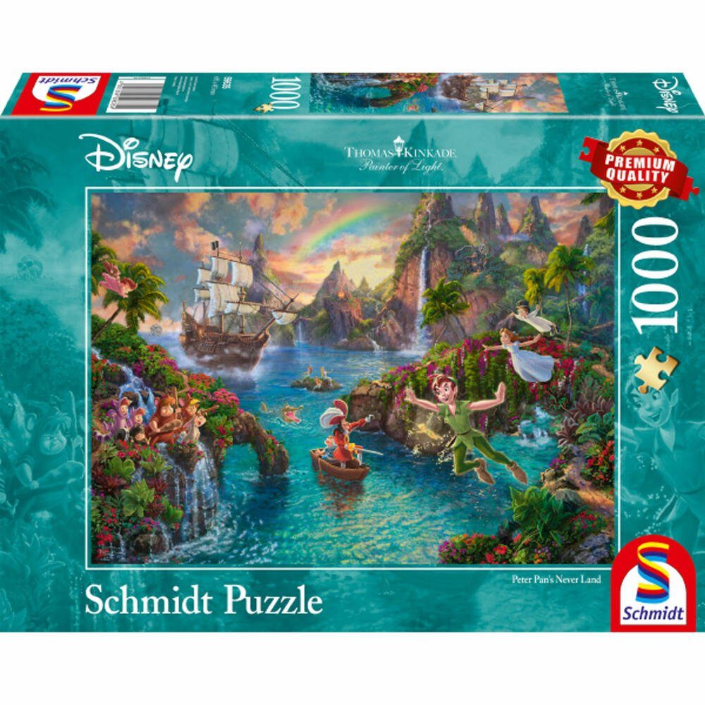 Schmidt Spiele Puzzle Disney Peter Pan, 1000 Puzzleteile