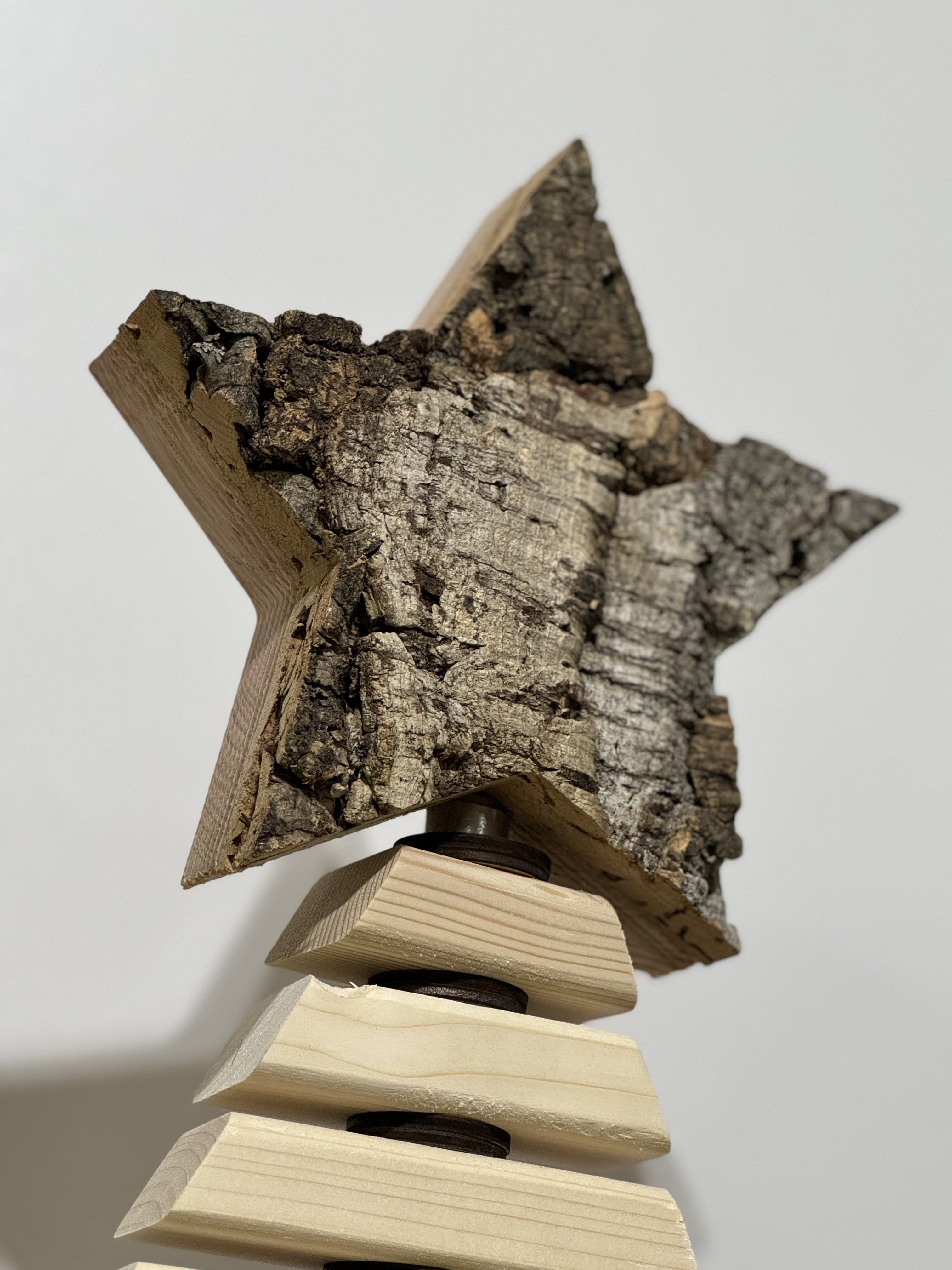 Blockholz-Schmiede Künstlicher Weihnachtsbaum Weihnachtsbaum 120cm - 210cm handgefertigt aus Deutscher Manufaktur, Einzigart im Design handgefertig in Deutschland