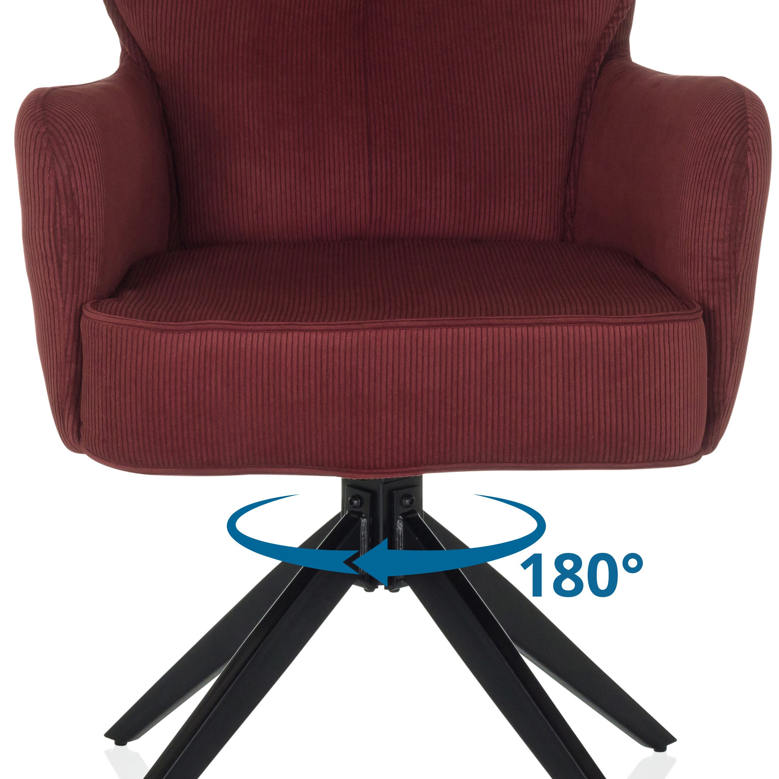 hjh LIVING Esszimmerstuhl Polsterstuhl TARUGO Stoff günstig online kaufen