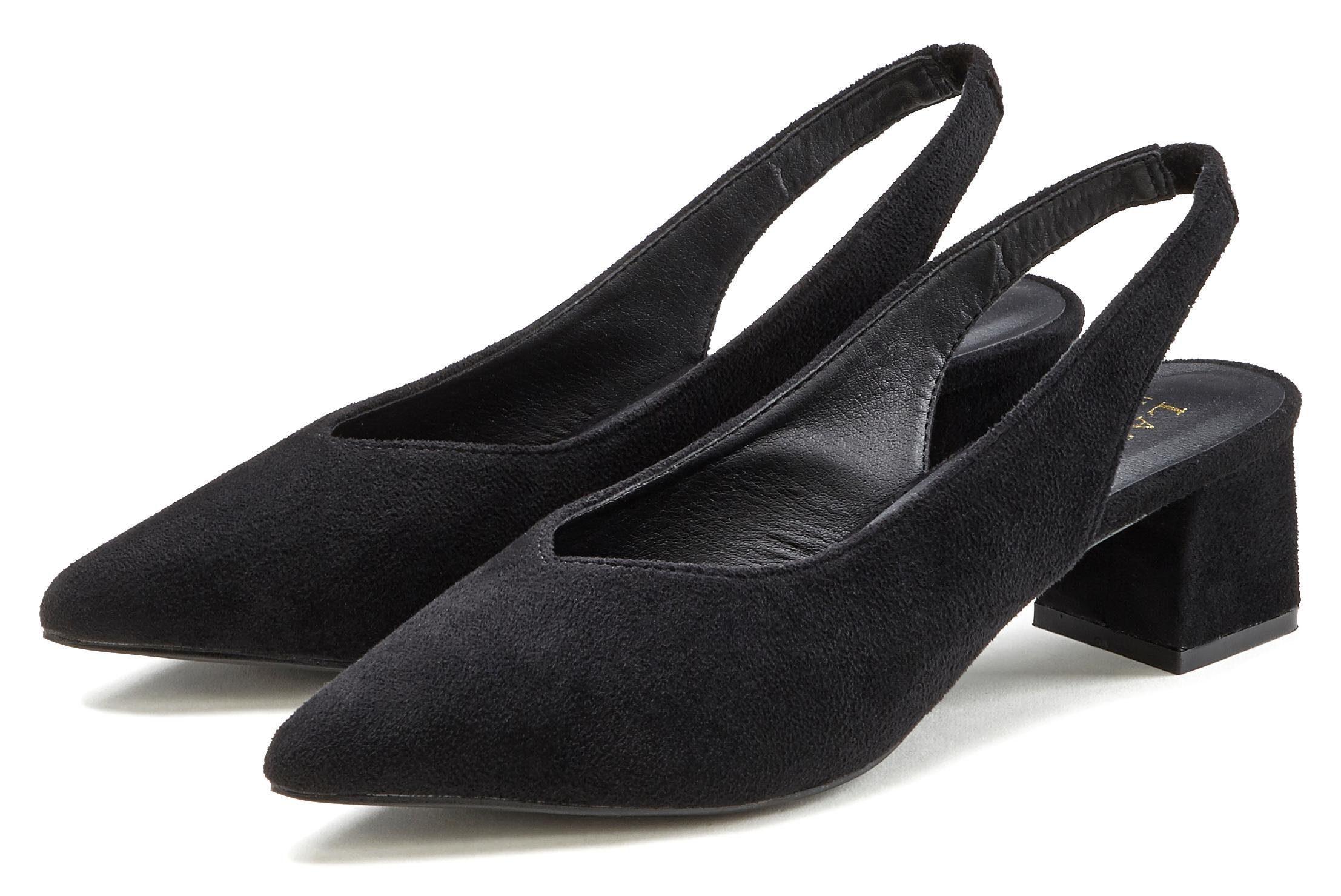 LASCANA Slingpumps mit Blockabsatz, Komfortable Absatzhöhe von 3 cm online kaufen | OTTO LASCANA Slingpumps mit Blockabsatz, Komfortable Absatzhöhe von 3 cm online kaufen | OTTO