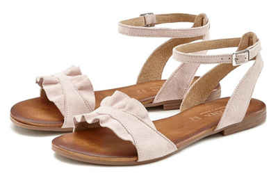 OTTO Damen Schuhe Sandalen Sandalen mit Absatz »Damen Schuhe Sandale Sandalette 282-522 mit Schnalle in 2 Farben« Riemchensandalette 