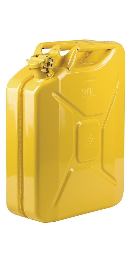 Valpro Aufbewahrungsbox Kraftstoffkanister Inhalt 20 l Zinkgelb RAL 1018 Stahlblech 0,9 L345xB165xH470mm
