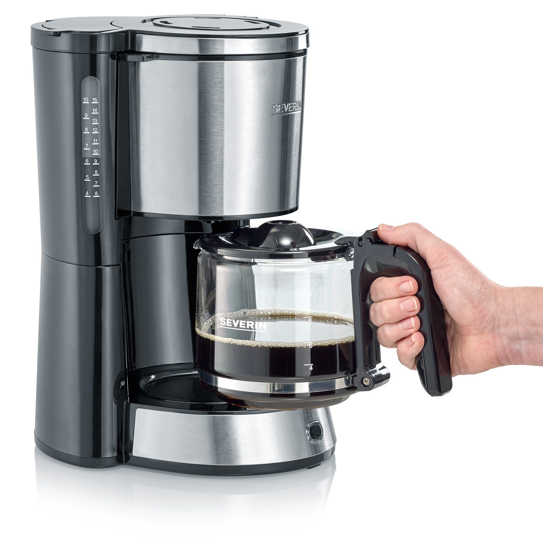Severin Filterkaffeemaschine KA 4823, 1l Kaffeekanne, Papierfilter 1x4