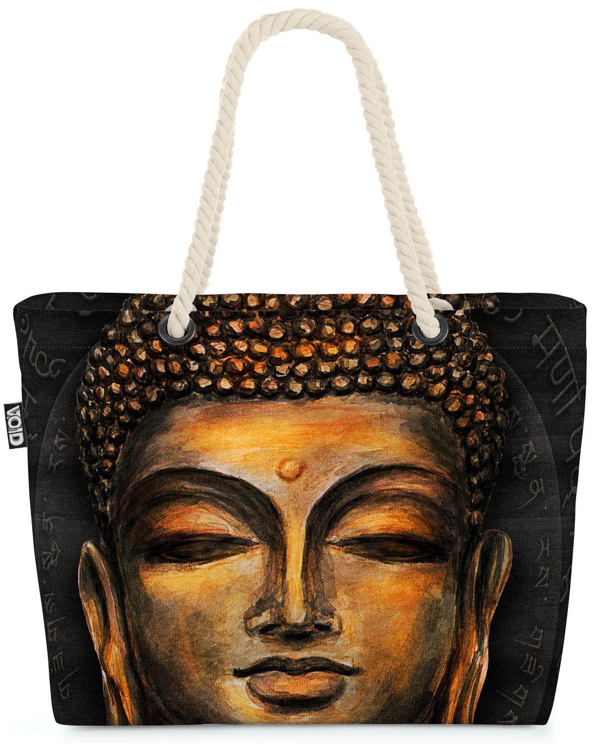 VOID Strandtasche (1-tlg), Lächelnder Buddah Asien Lächelnder Buddah Asien Fernost Thailand Reis