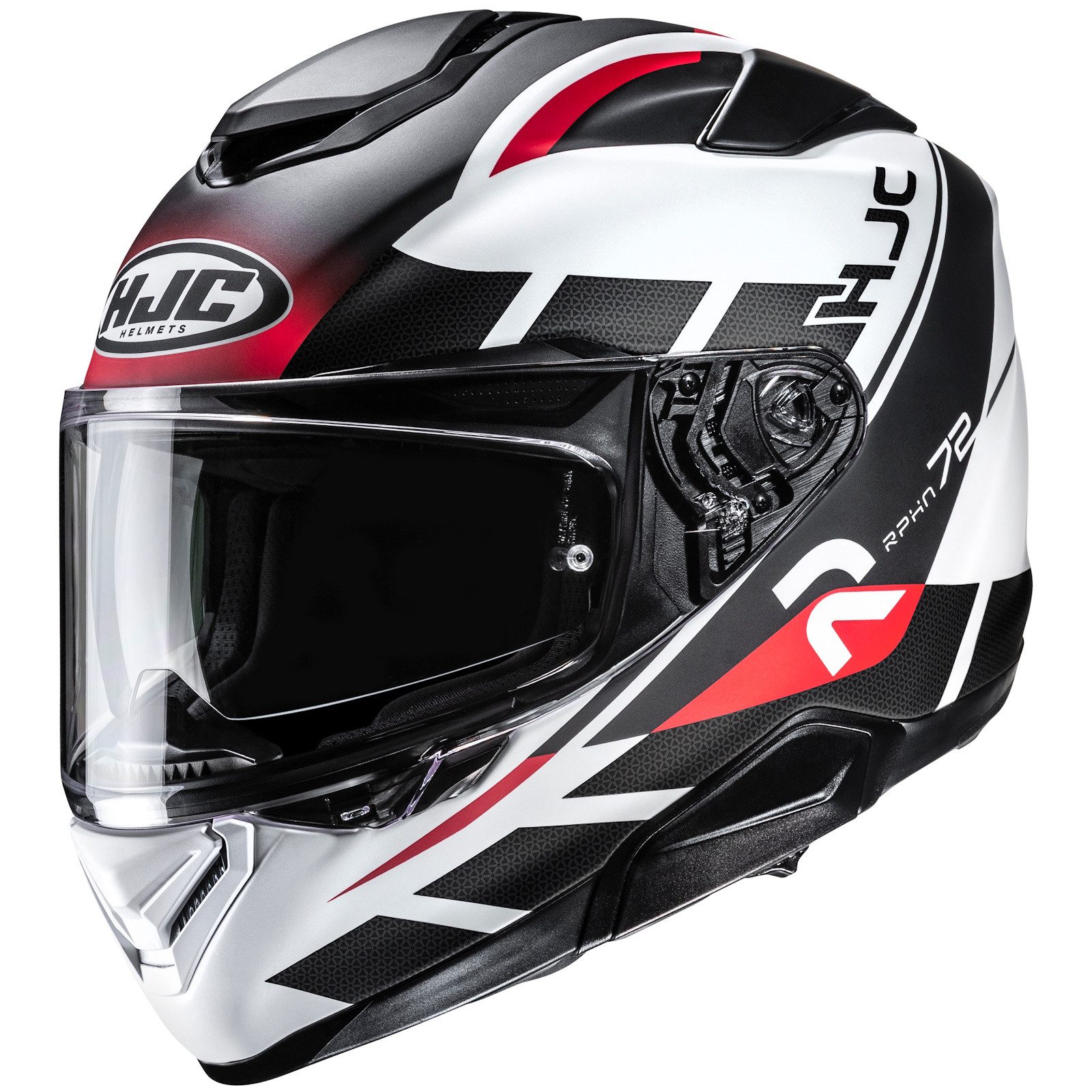 Motorradhelm HJC RPHA 72 Value MC1SF Integralhelm Schwarz / Rot / Weiss L