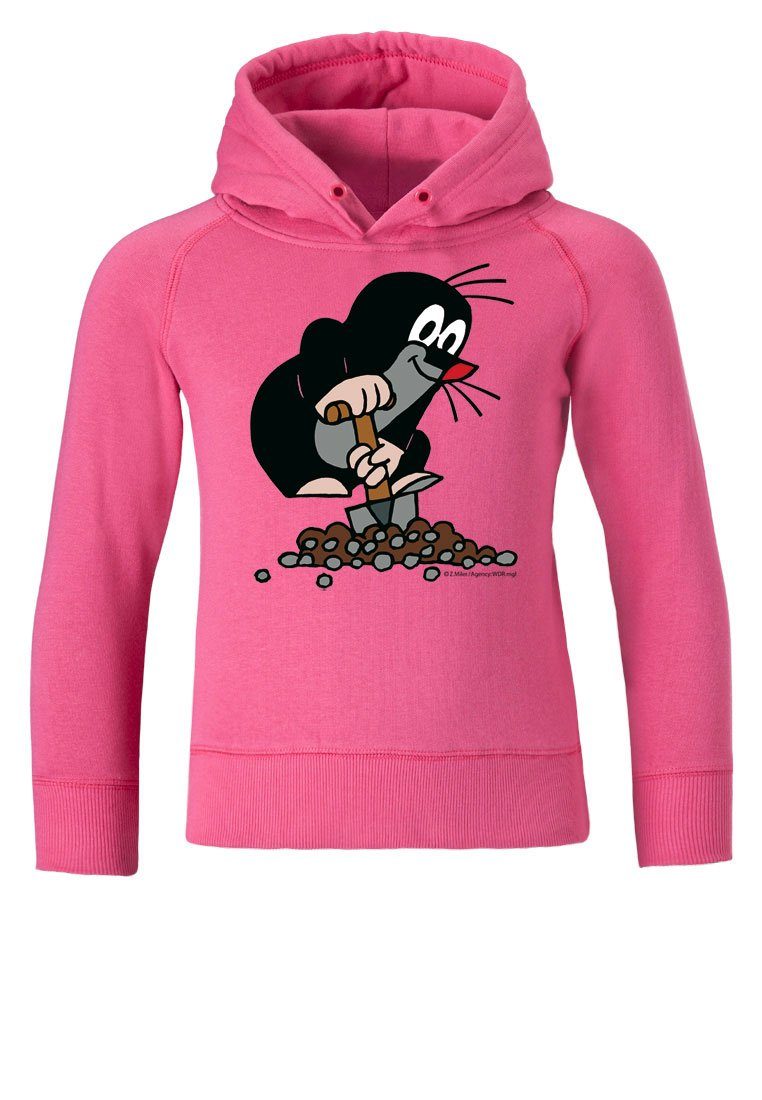 LOGOSHIRT Kapuzensweatshirt Der kleine Maulwurf mit tollem Print