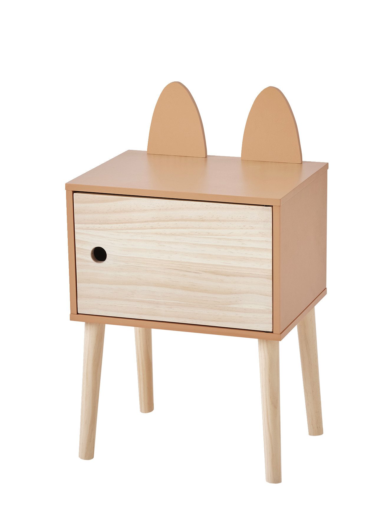 vertbaudet Nachttisch Kinderzimmer Nachttisch FUCHS aus Holz
