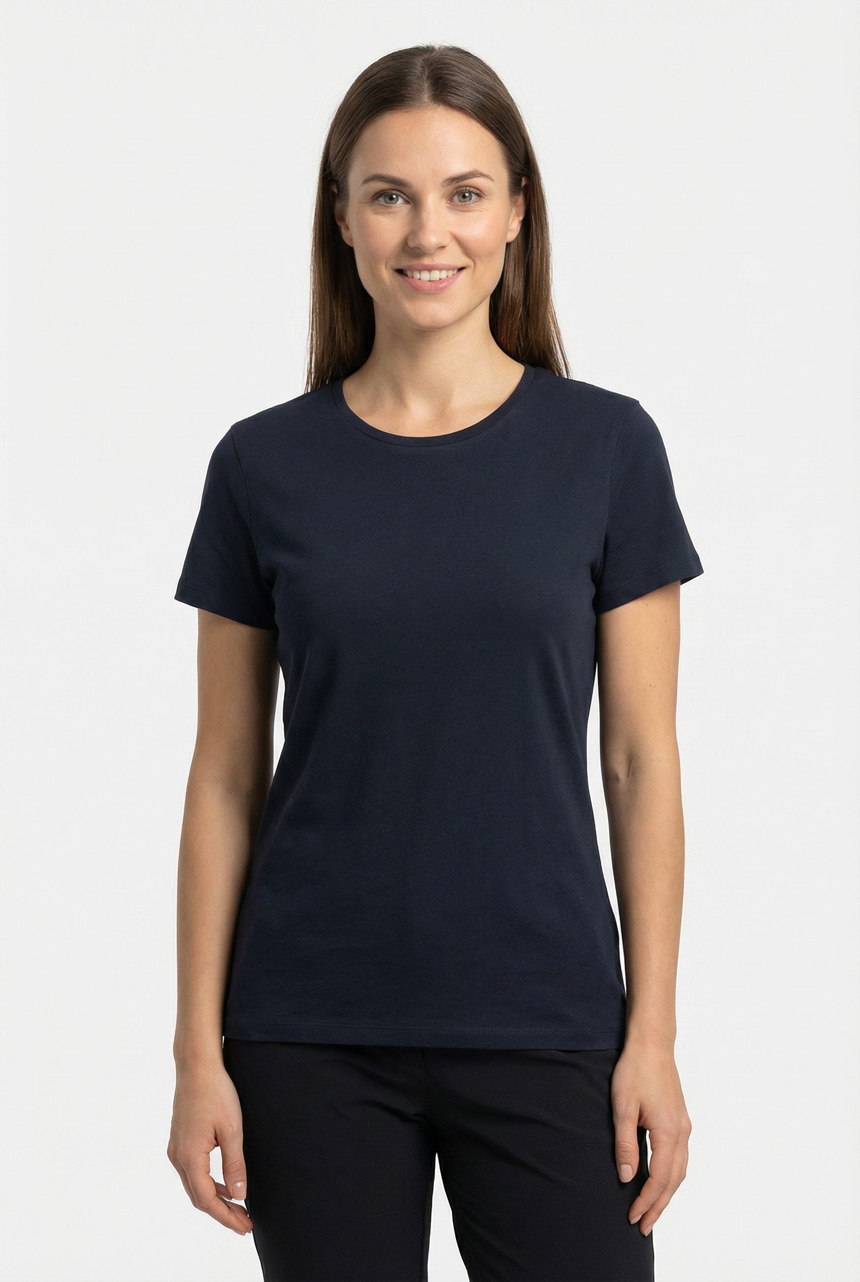 Icepeak T-Shirt ISLETON leicht figurbetonter Schnitt, O-Ausschnitt, gerader günstig online kaufen