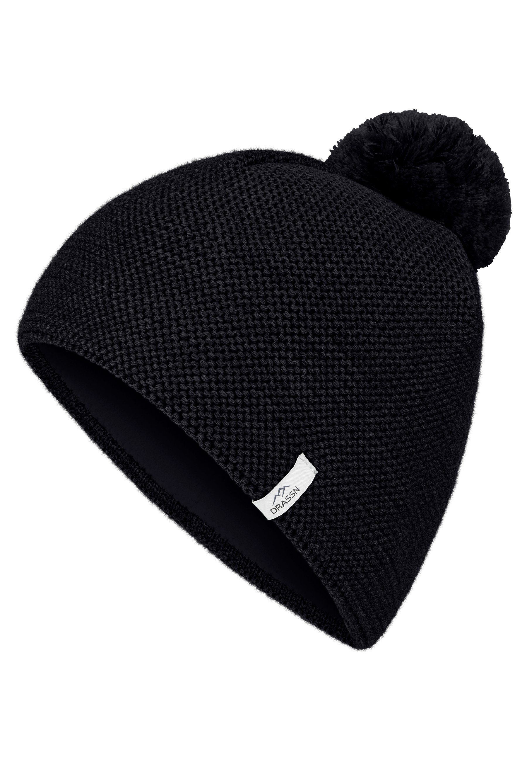 DRASSN Bommelmütze Winter Mütze Parkstein (1 Stück) MADE IN GERMANY - Merino - Recycelt