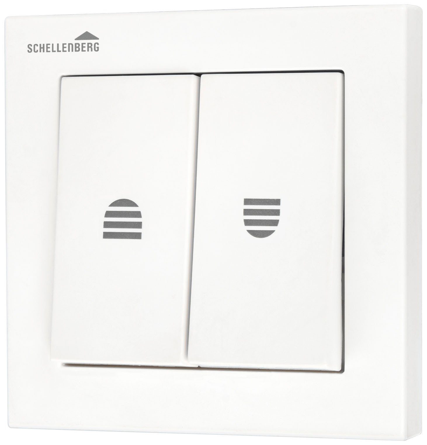 SCHELLENBERG Schalter für Jalousien mit Rastfunktion zur Unterputzmontage, Rollladenschalter für elektrischen Rollladen und Markisen