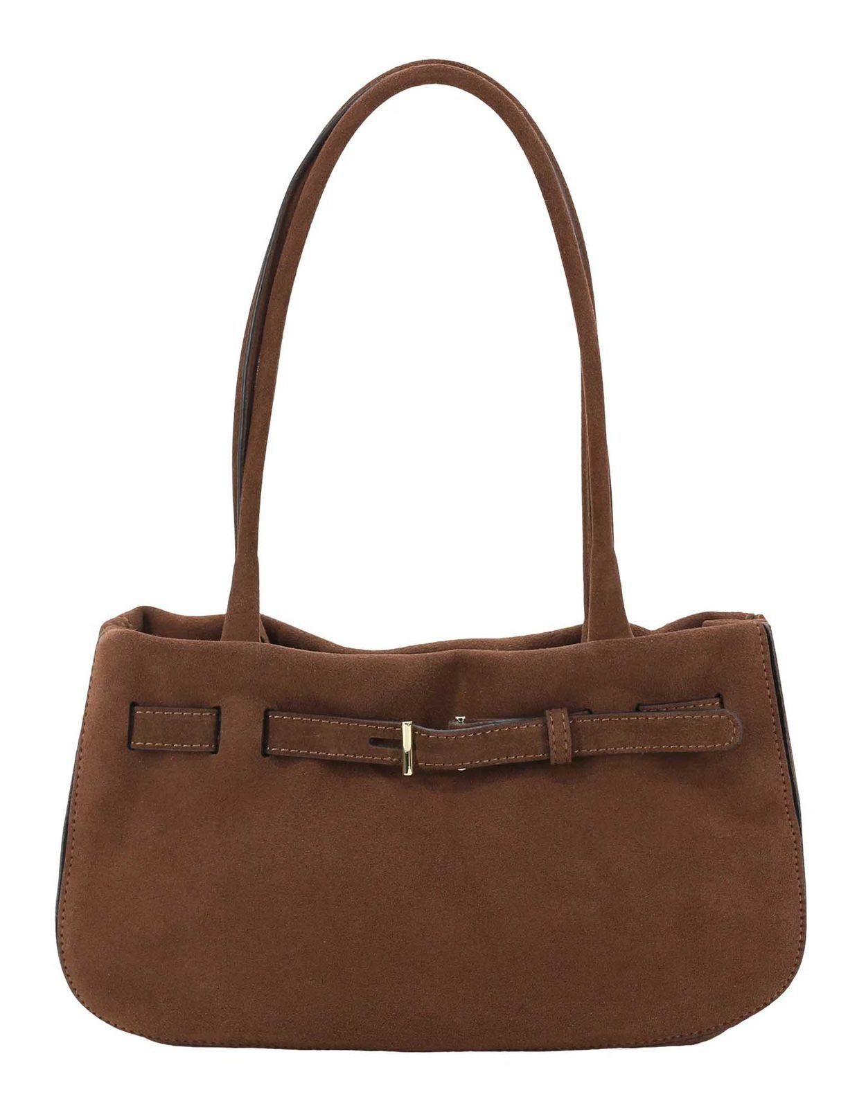 Abro Schultertasche Shoulder Bag Jill, aus echtem Rindsleder