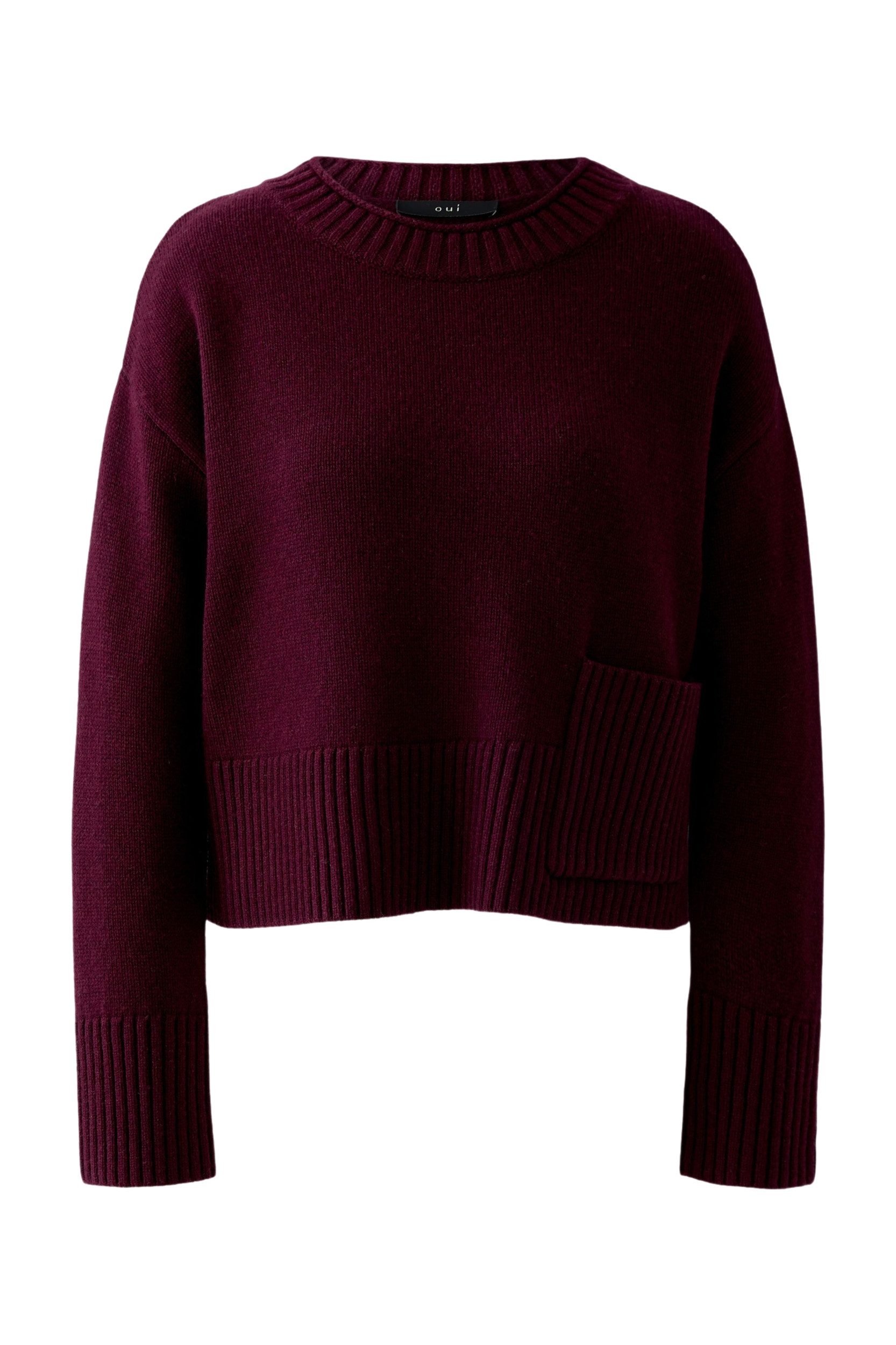 Oui Wollpullover Pullover bramble berry günstig online kaufen