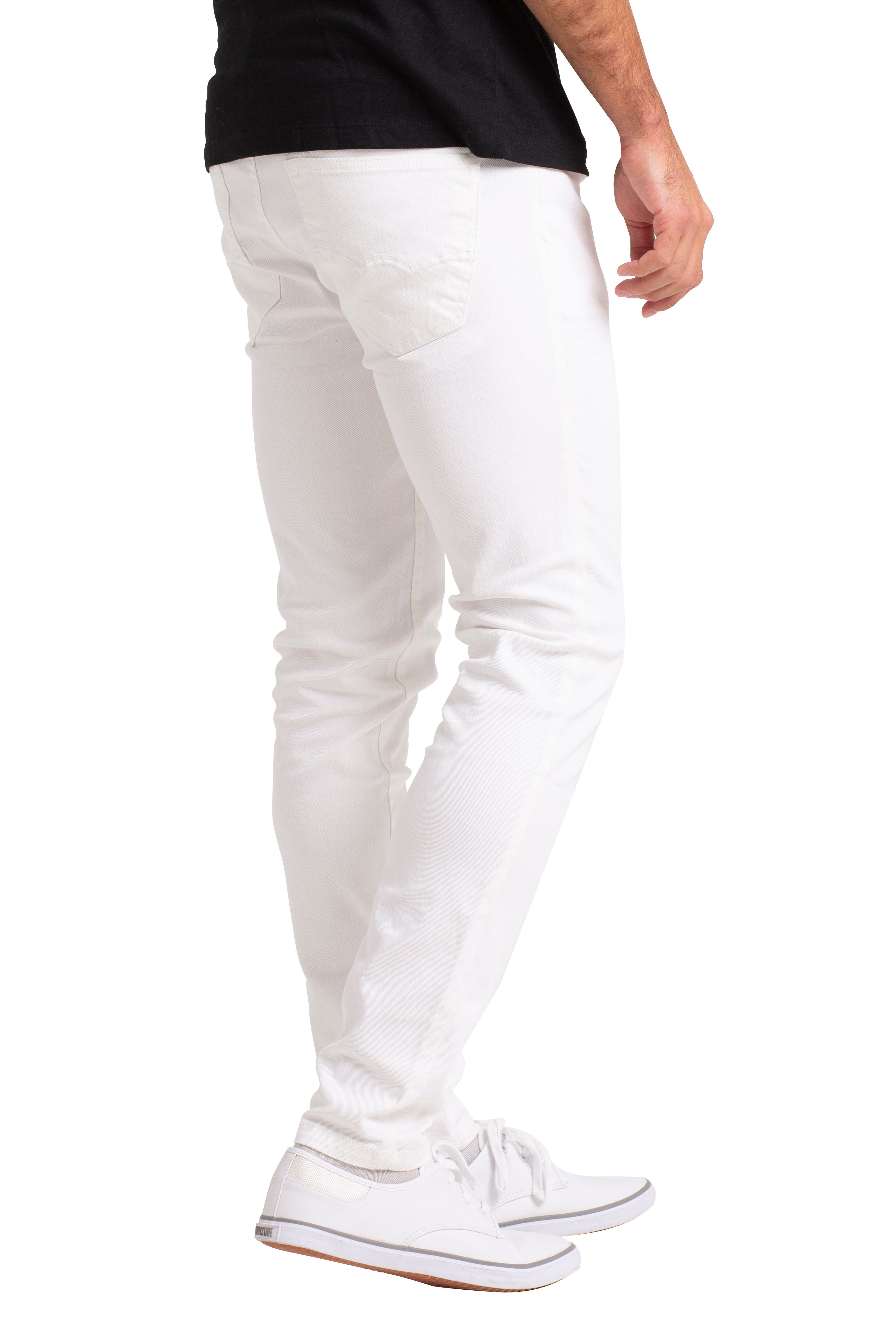 BlauerHafen Slim-fit-Jeans Herren Stretch Denim Jeans Schlanke Passform str günstig online kaufen