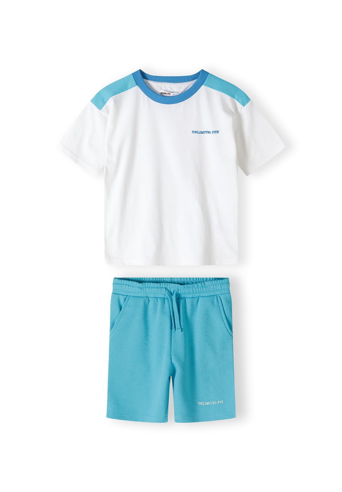 MINOTI Sweatanzug Set T-Shirt und Sweatshorts günstig online kaufen