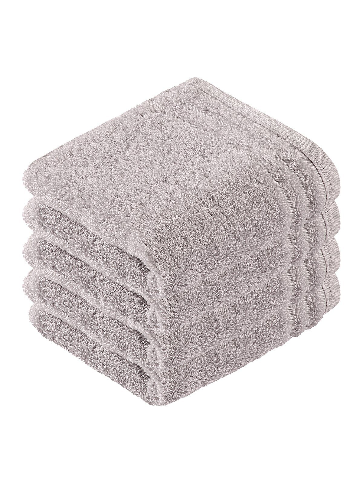 Vossen Gästehandtücher 4er Pack Gästetuch 30 x 50 cm Vienna Style Superso, günstig online kaufen