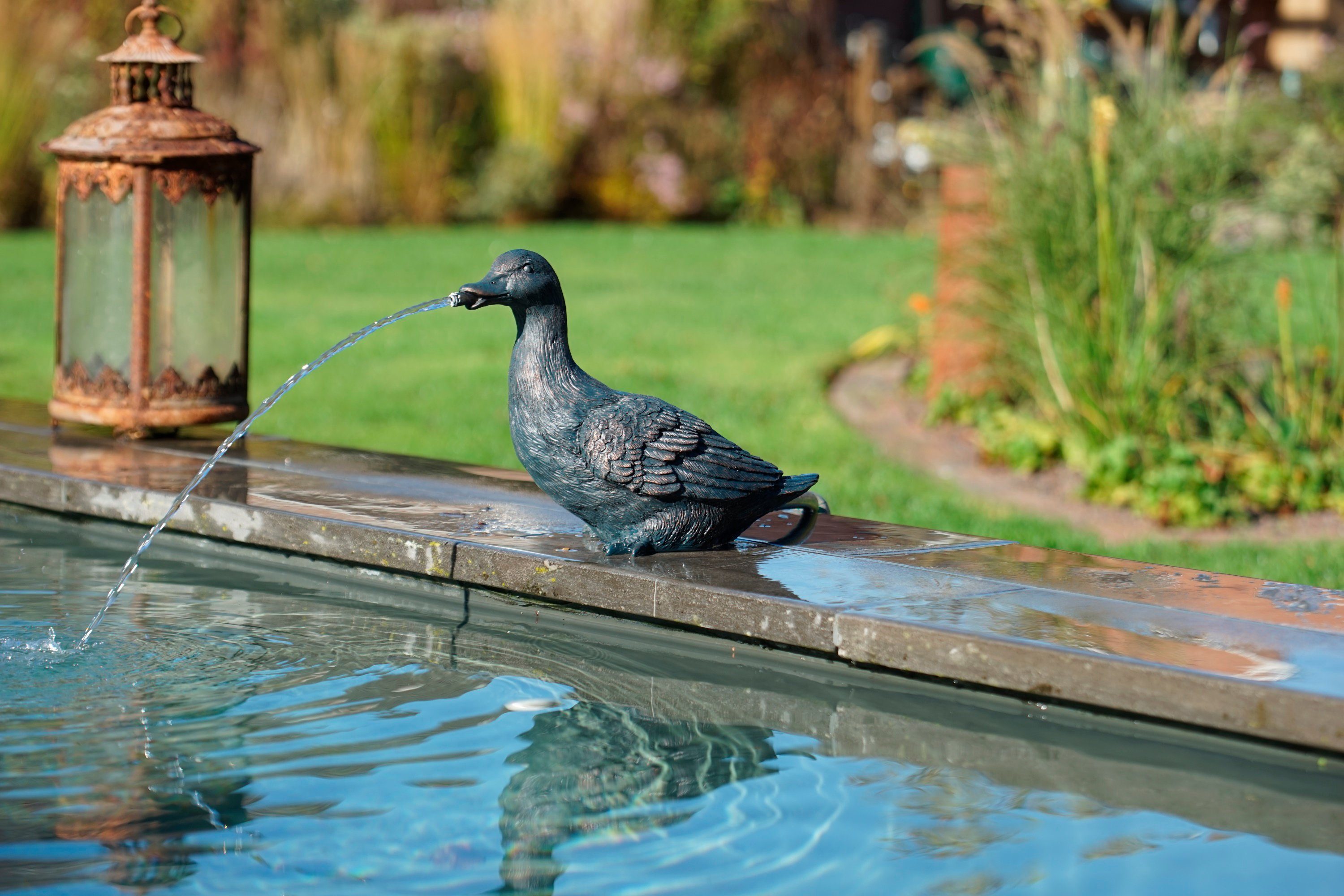 Ubbink Wasserspeier Ente, BxLxH: 15x29x24 cm, ohne Schlauch und Pumpe