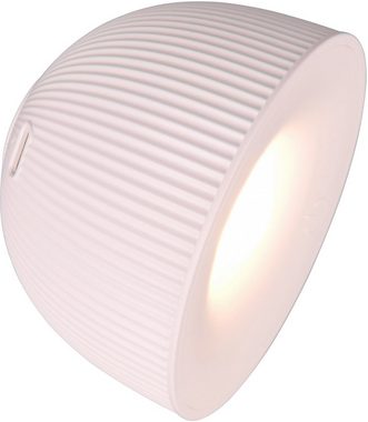 TRIO Leuchten LED Tischleuchte MAXIMA, USB-Ladefunktion, mehrere Helligkeitsstufen, LED fest integriert, Warmweiß, kabellose Akku Tischlampe mit Magnet-Kopf: 3 Befestigungsarten wählbar