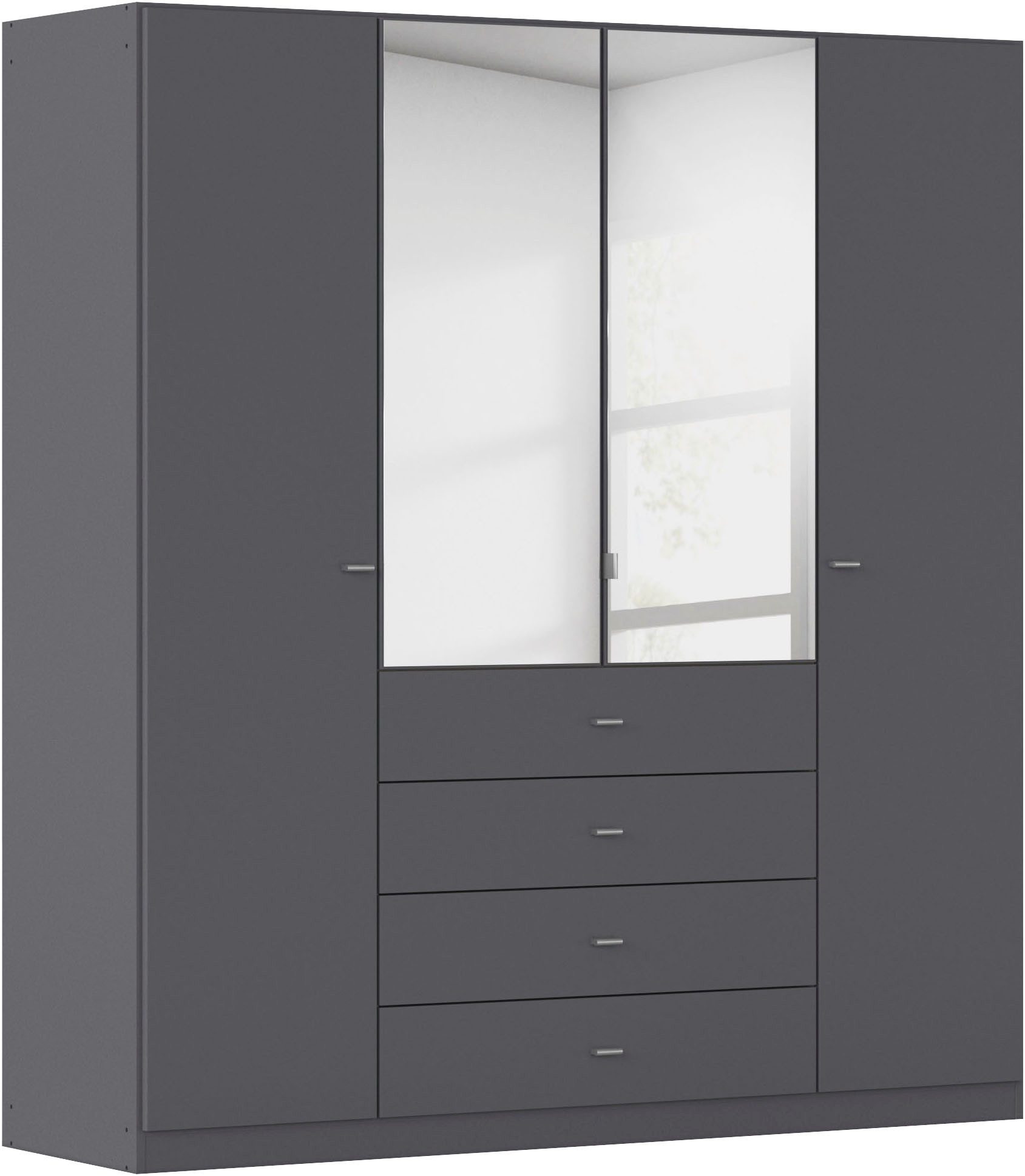 rauch Kleiderschrank Sinsheim mit 4 breiten Schubkästen