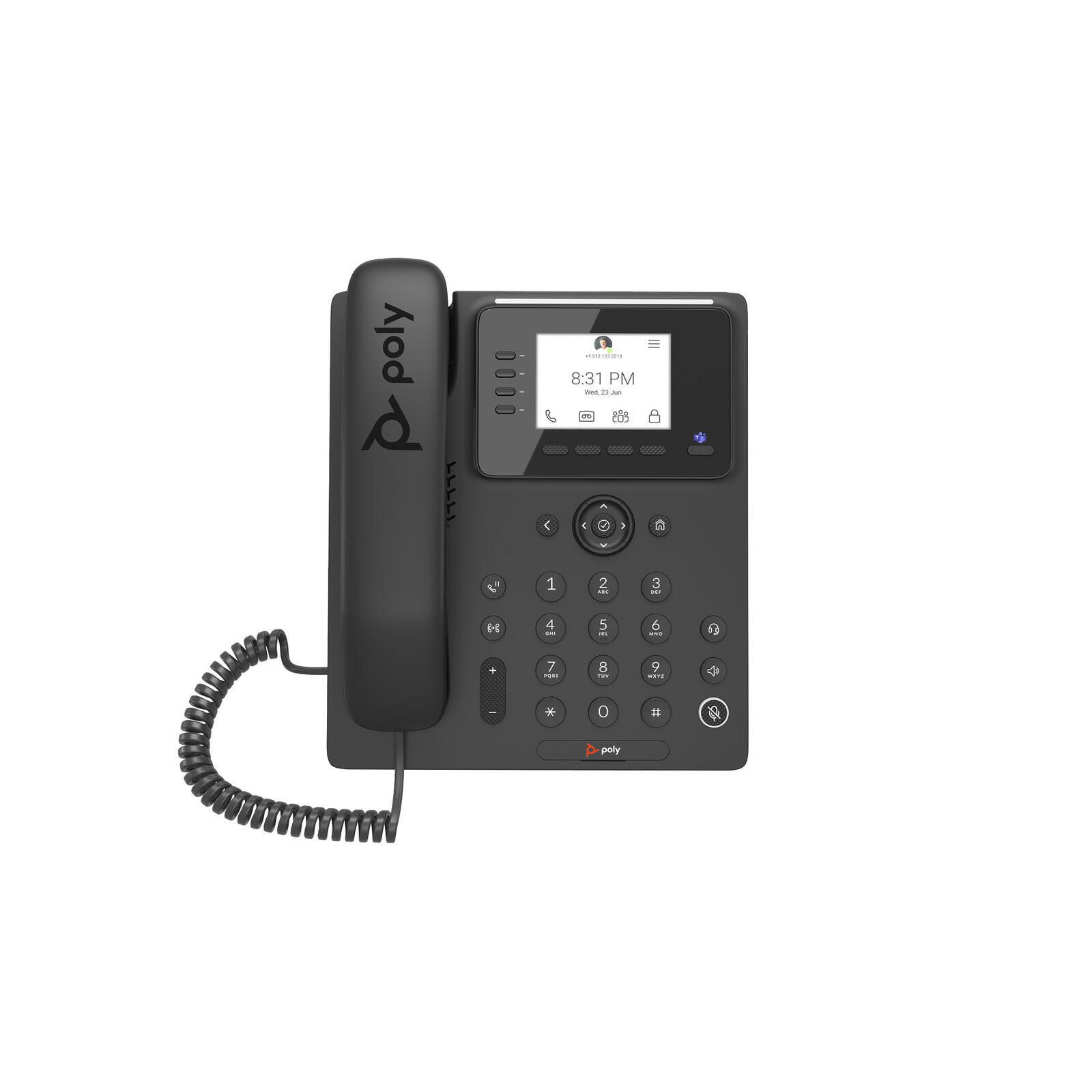 Polycom Poly CCX 350 Business-Medientelefon für Microsoft Kabelgebundenes Telefon