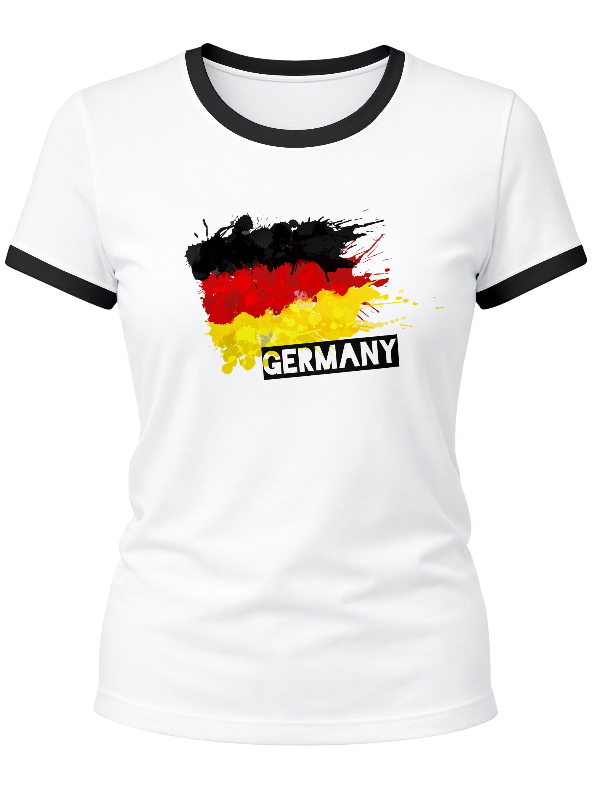 Print-Shirt Damen WM-Shirt Deutschland Fußball WM Fußball-Sommer 2026