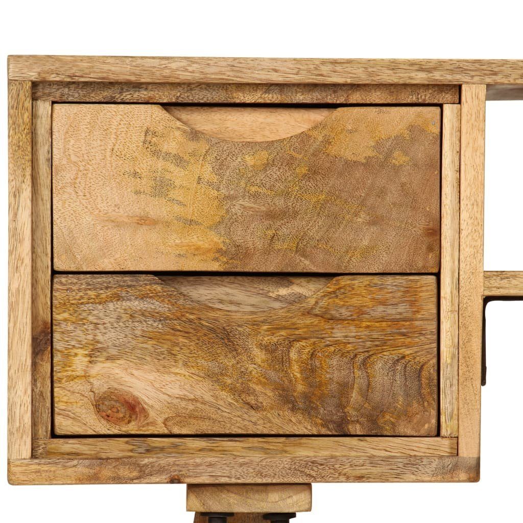 Massivholz Schreibtisch 115×47×76 cm Mango Schreibtisch vidaXL
