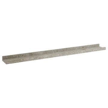 furnicato Wandregal Wandregale 4 Stk. Betongrau 80x9x3 cm