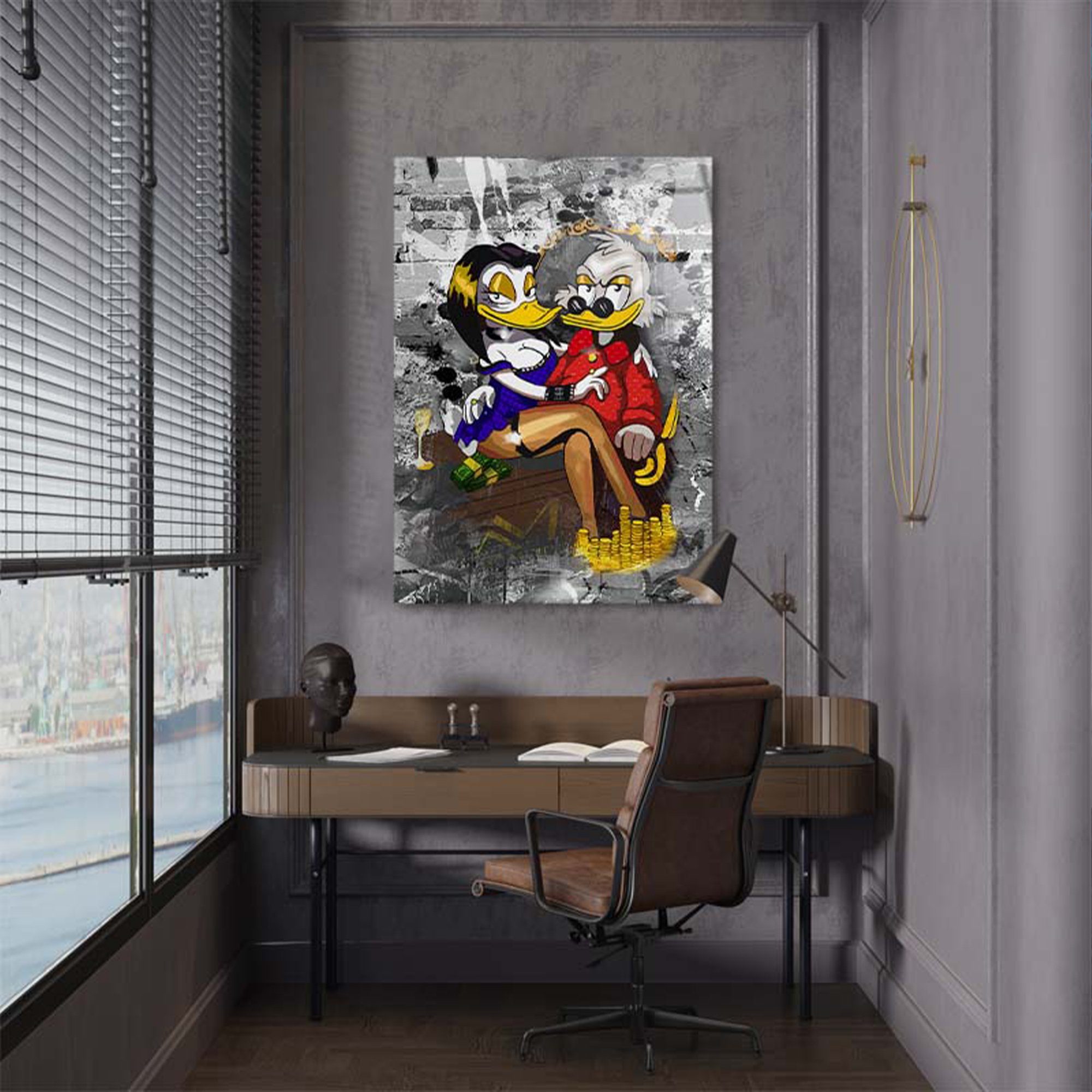 ArtMind XXL-Wandbild DAGOBERT BOSS, Premium Wandbilder als Poster