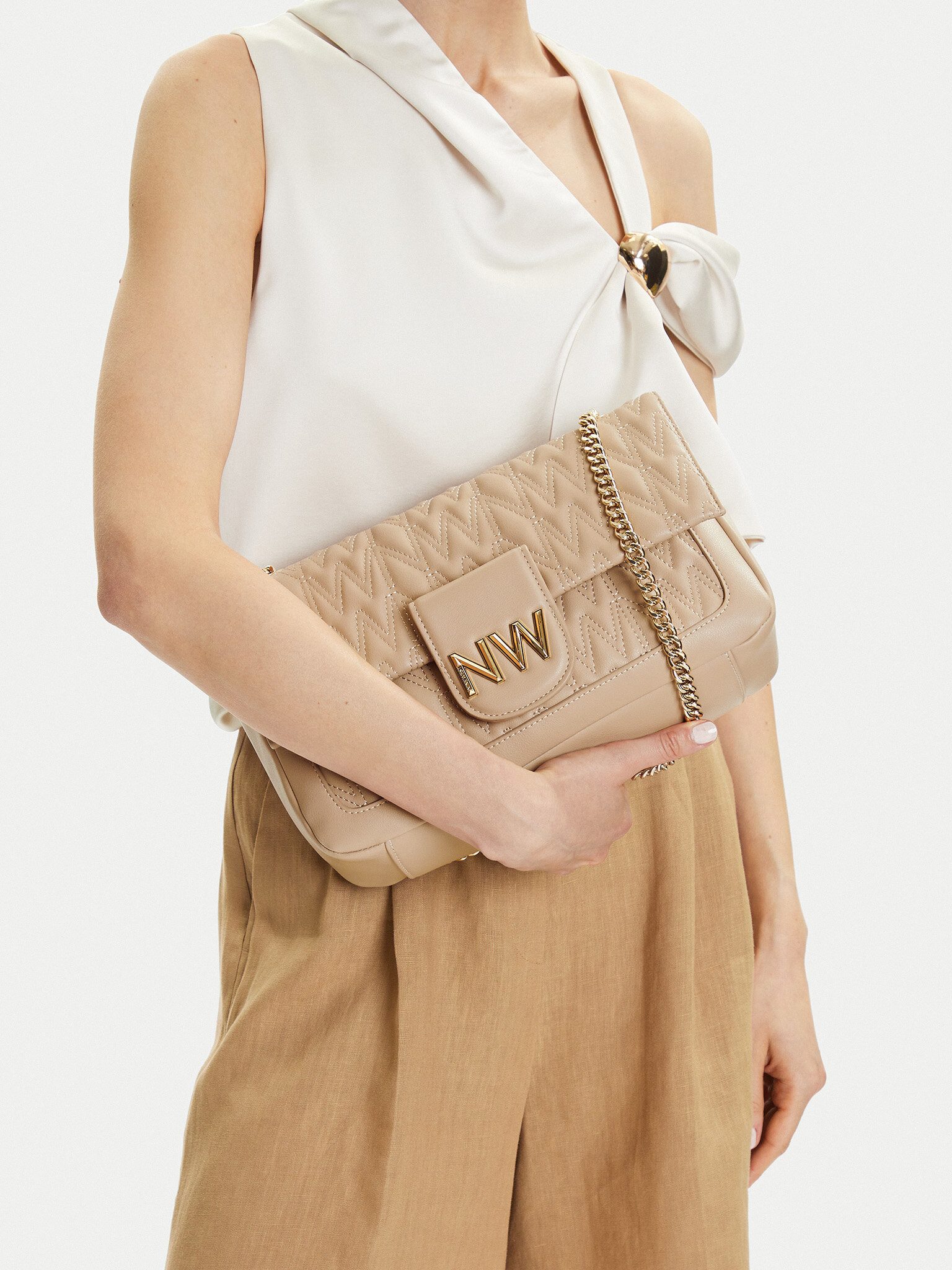 Nine West Handtasche Nine West Damenhandtasche Beige NINE WEST-CEO-ASTORIA-ALLURE-LX10165 B