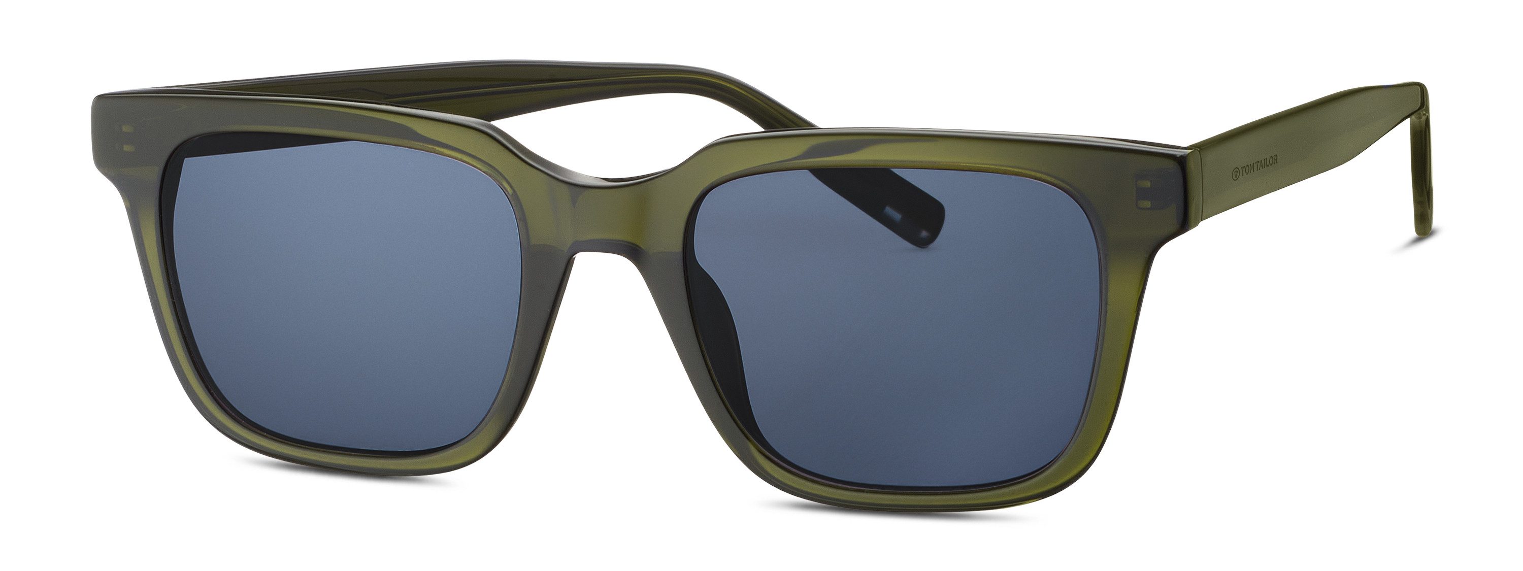 TOM TAILOR Sonnenbrille Modell 676013 Form Karree/Eckig, Logoschriftzug auf Bügel, Kunststofffassung