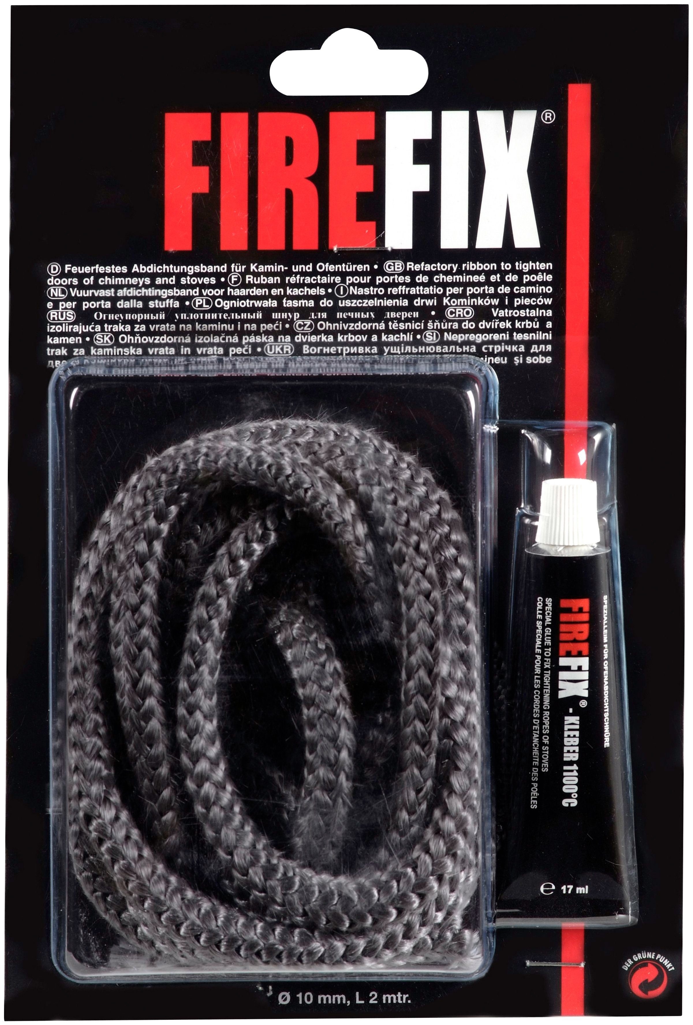 Firefix Dichtungsband, 2 m, ø 10 mm | Fensterdichtungen und Türdichtungen