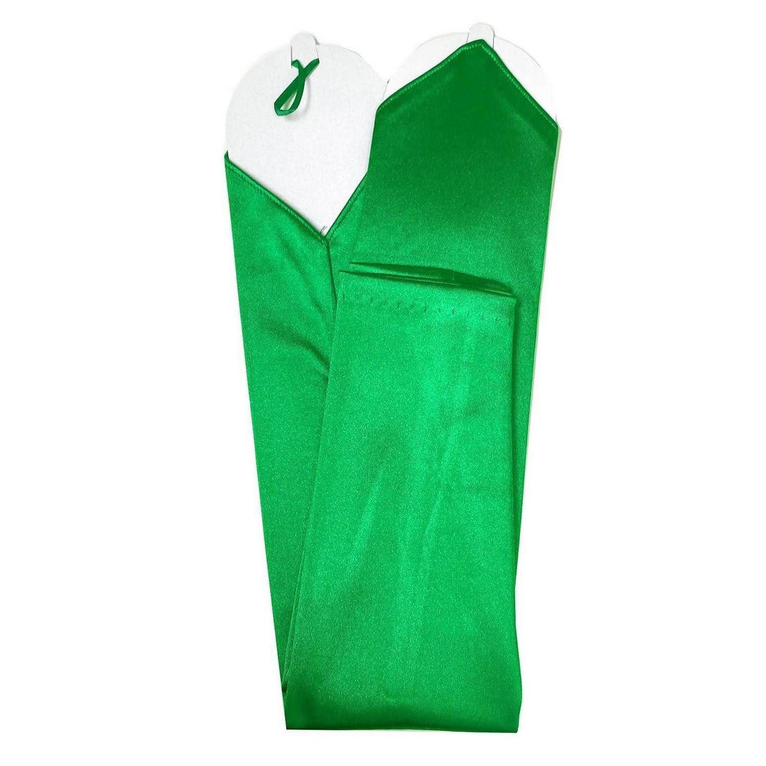 LuxusKollektion Abendhandschuhe Lange Satin Handschuhe Grün (1-St)