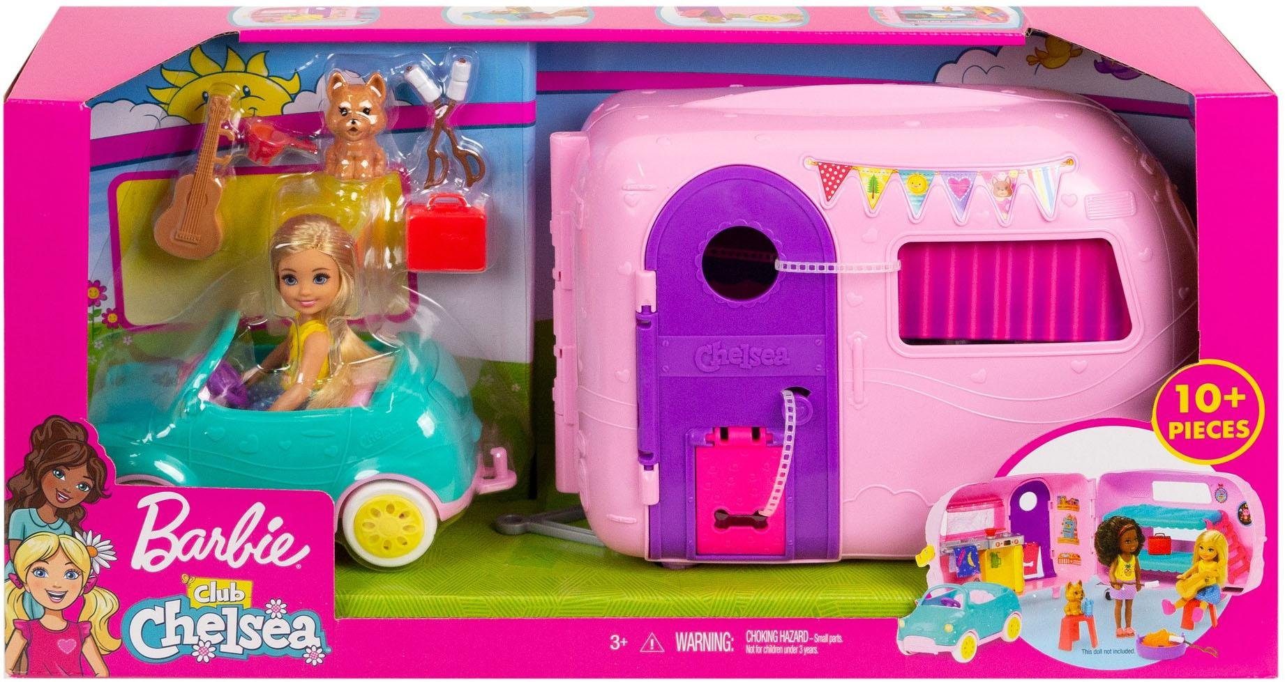 Image of Barbie Puppen Fahrzeug »Chelsea Camper Spielset mit Puppe«