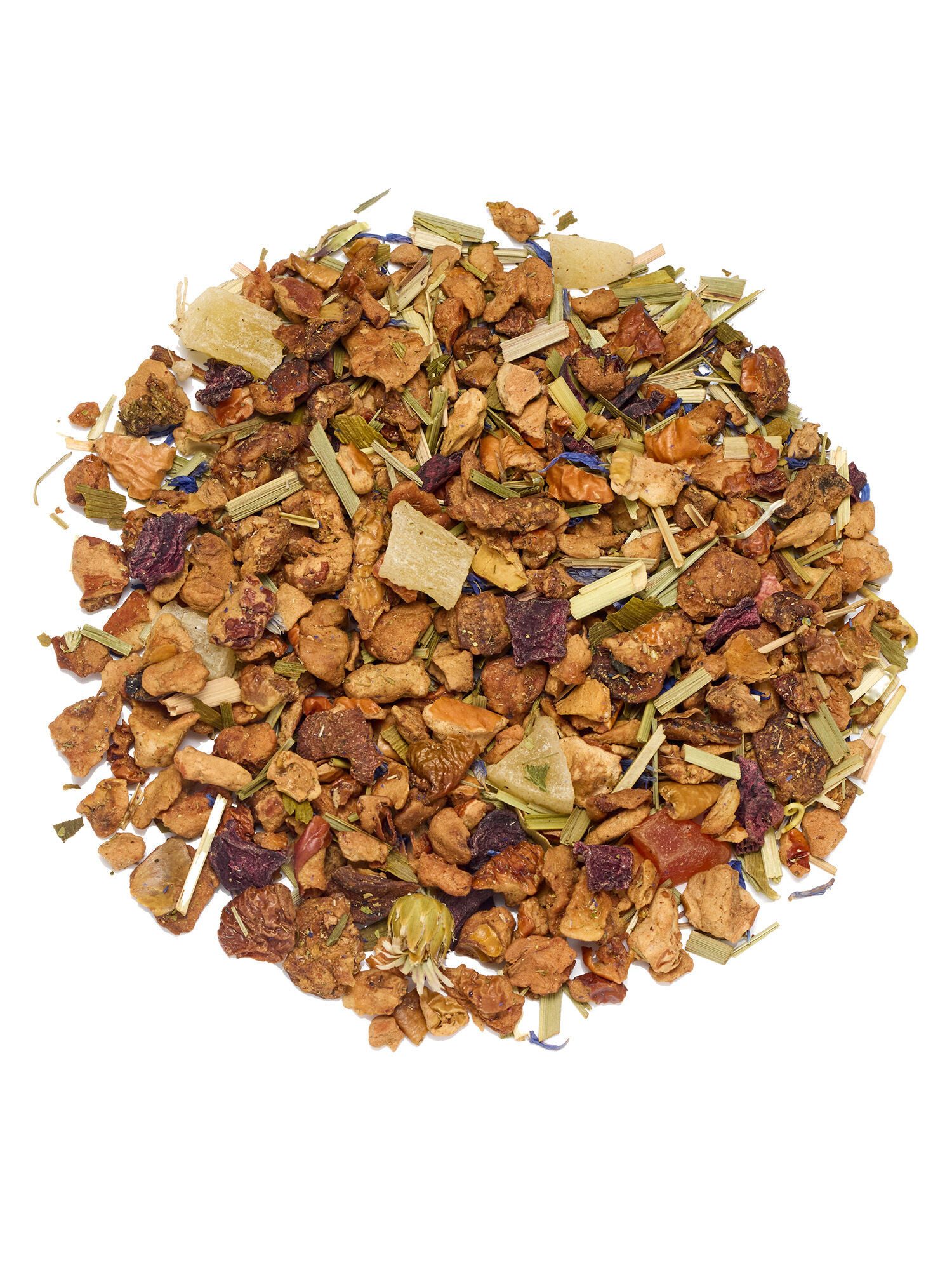 fitvia Tee Früchtetee Maracuja-Aroniabeere – loser Früchtetee, (Früchtetee Maracuja-Aroniabeere – loser Früchtetee, 100 g), mit Mango, Papaya & Ananas, fruchtig-exotisch & natürlich aromatisiert