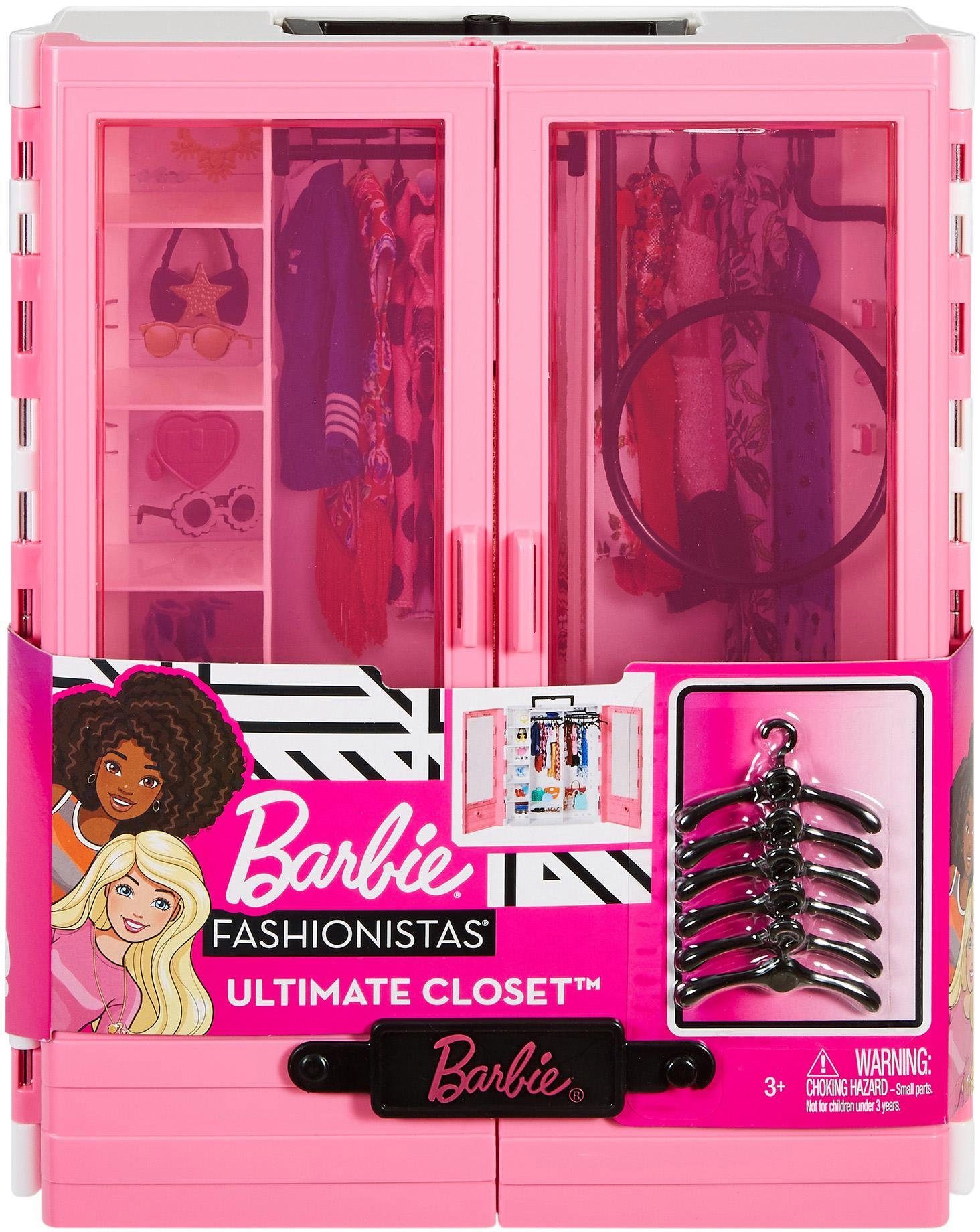 Image of Barbie Puppenkleiderschrank »Fashionistas Traum-Kleiderschrank«