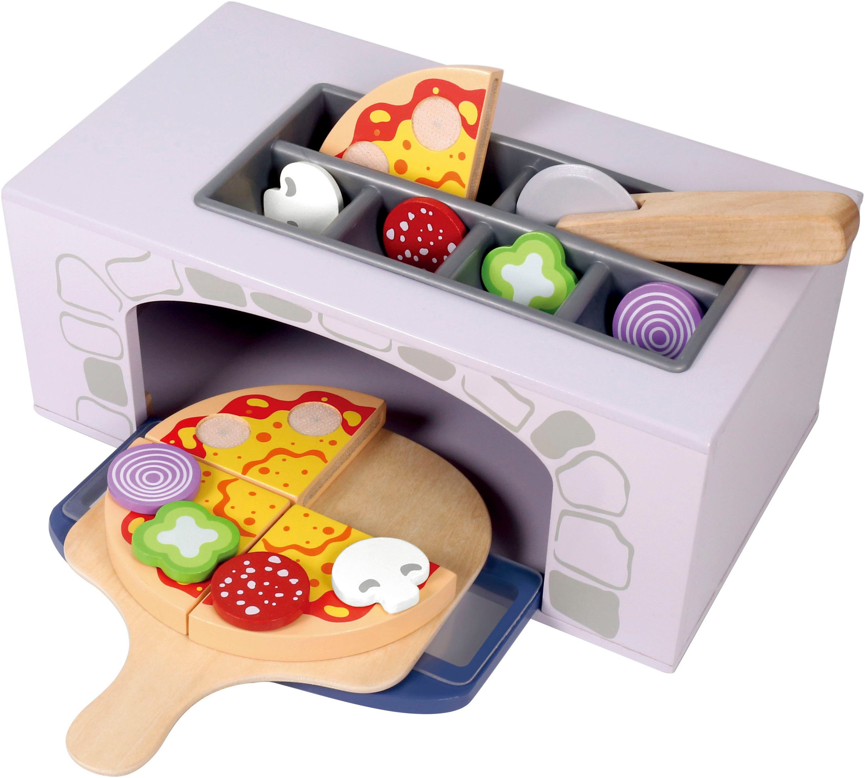 CHIC2000 Spielküche Pizzaofen, bunt Holz, aus günstig online kaufen