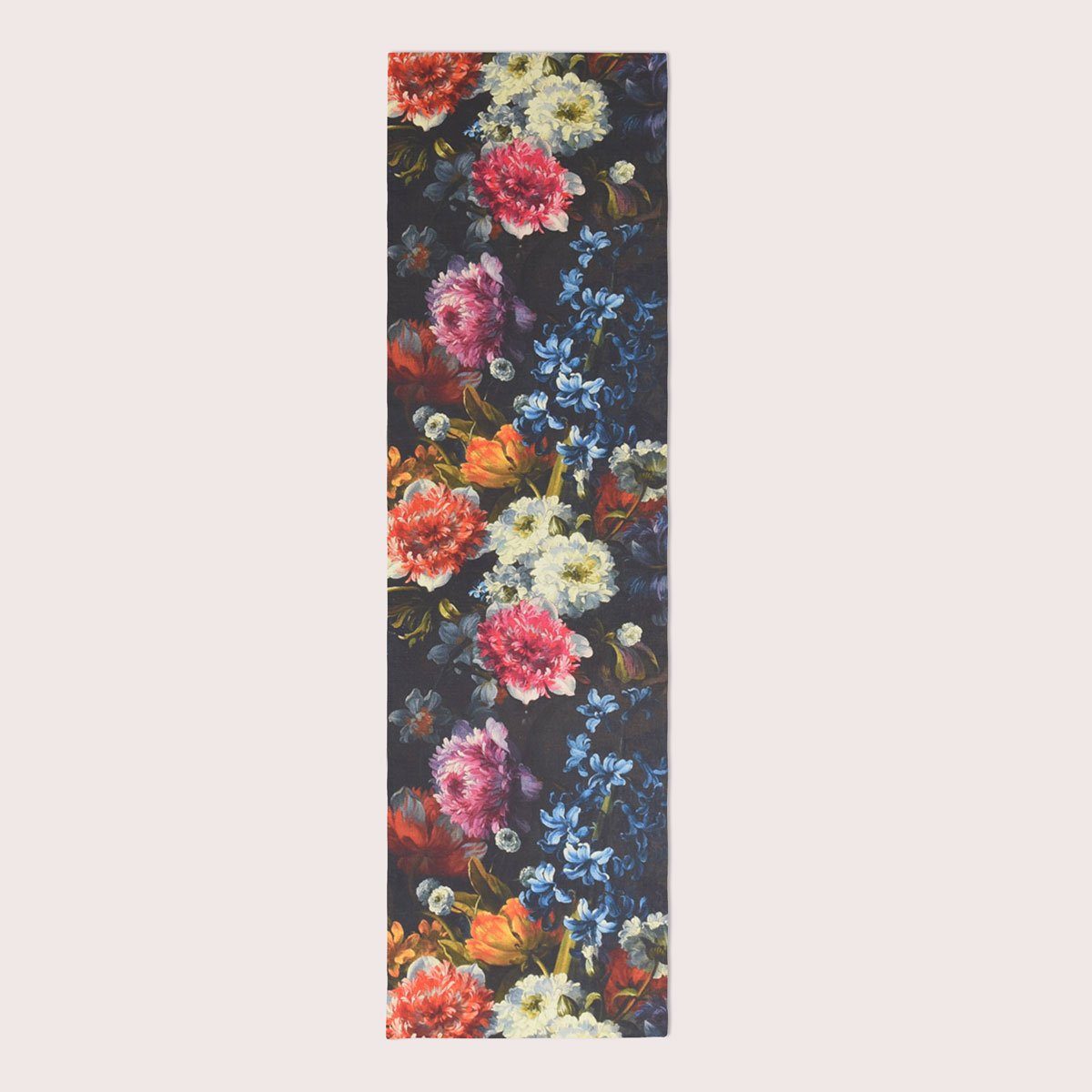 SCHÖNER LEBEN. Tischläufer 40x160cm, bunt SCHÖNER LEBEN. dunkel Tischläufer Blumen Digitaldruck Digitaldruck