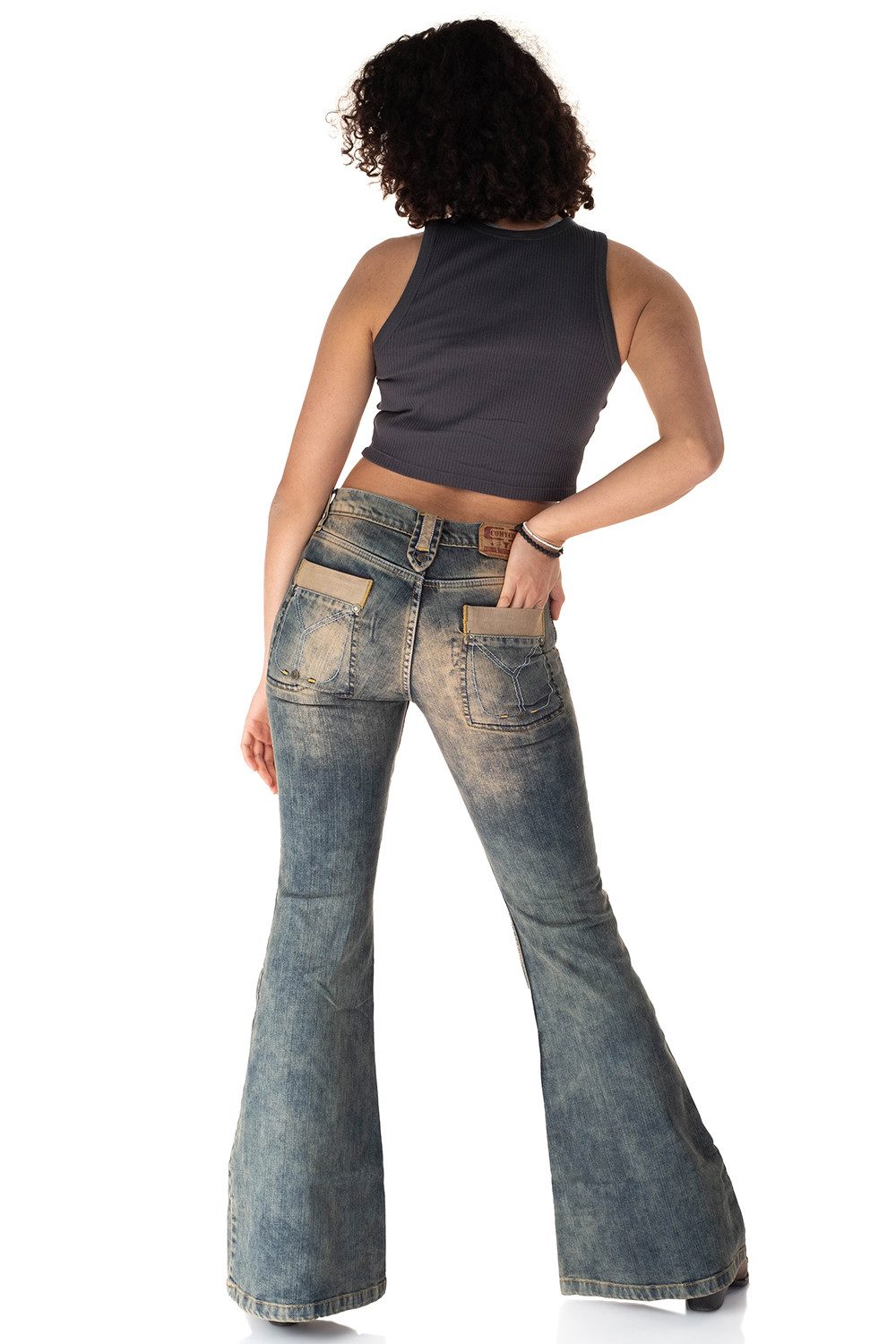 Comycom Schlagjeans Damen STAR REBEL