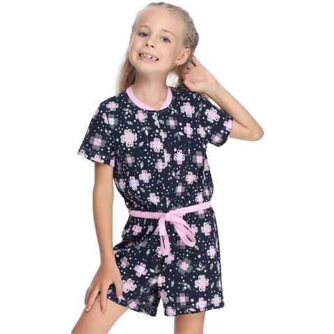 Merry Style Schlafanzug Mädchen Overall Short Schlafanzug MS10-267