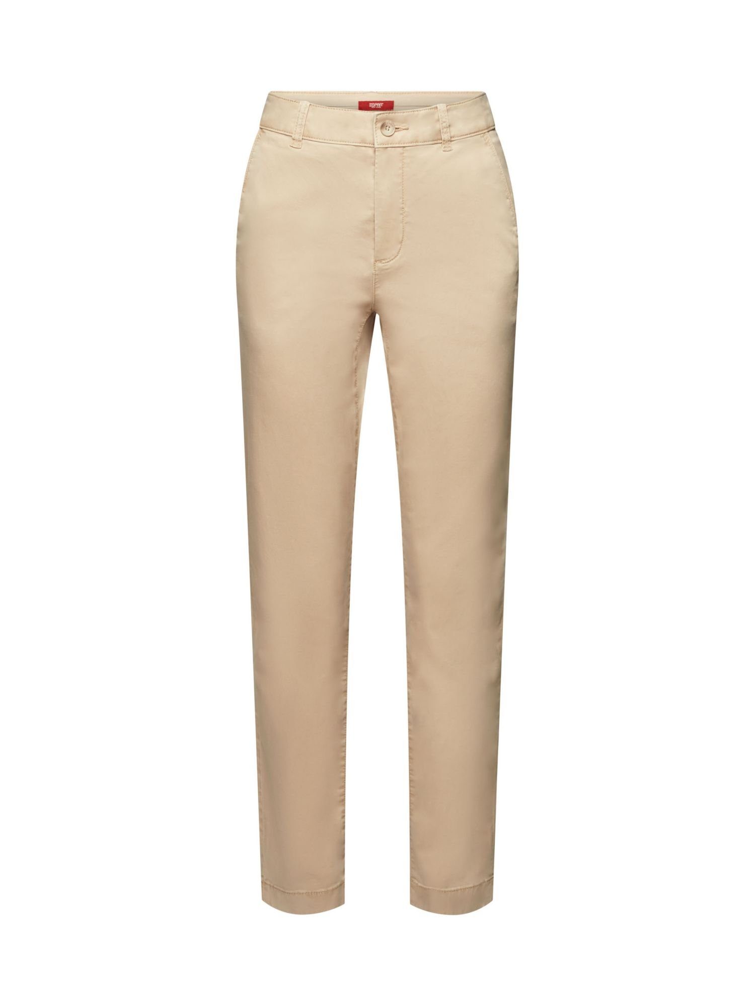 Esprit Stoffhose Basic-Chinohose SAND