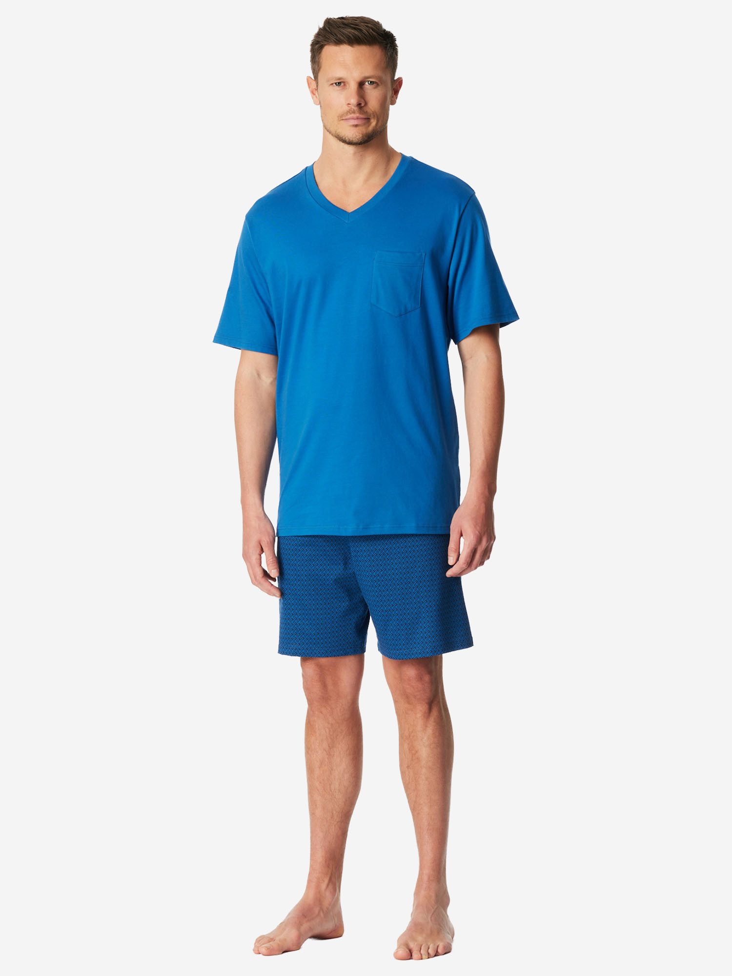 Schiesser Schlafanzug Comfort Essentials (2 tlg) Schlafanzug, Pyjama Set, Nachtwäsche – Bild 5 von 5
