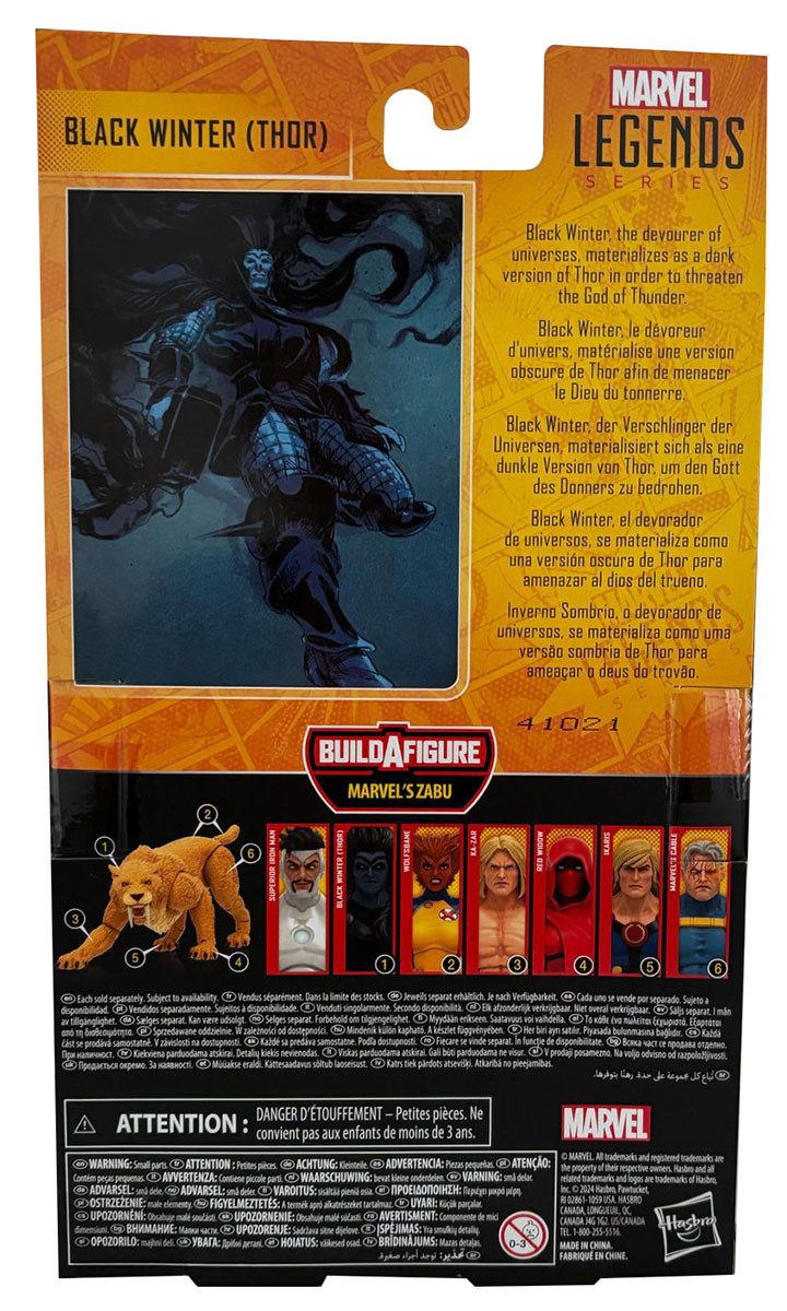 Hasbro Actionfigur Marvel Legend Series - Black Winter (Thor) Actionfigur mit bewegliche