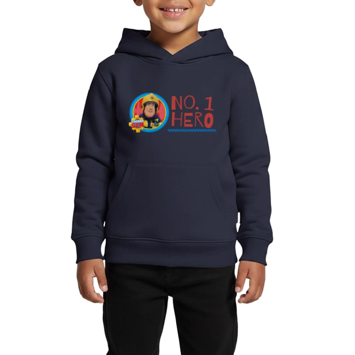 Hoodie Feuerwehrmann Sam™ No. 1 Hero Kinder Premium Hoodie
