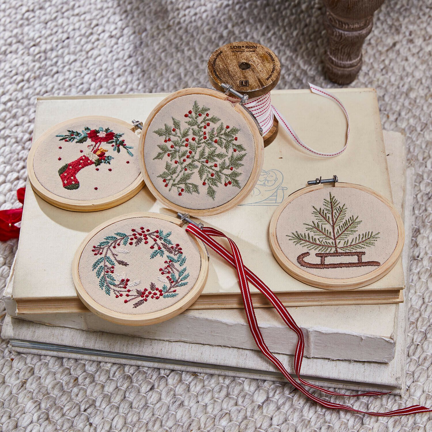 Mirabeau Weihnachtsfigur Anhänger 4er Set Seravas günstig online kaufen