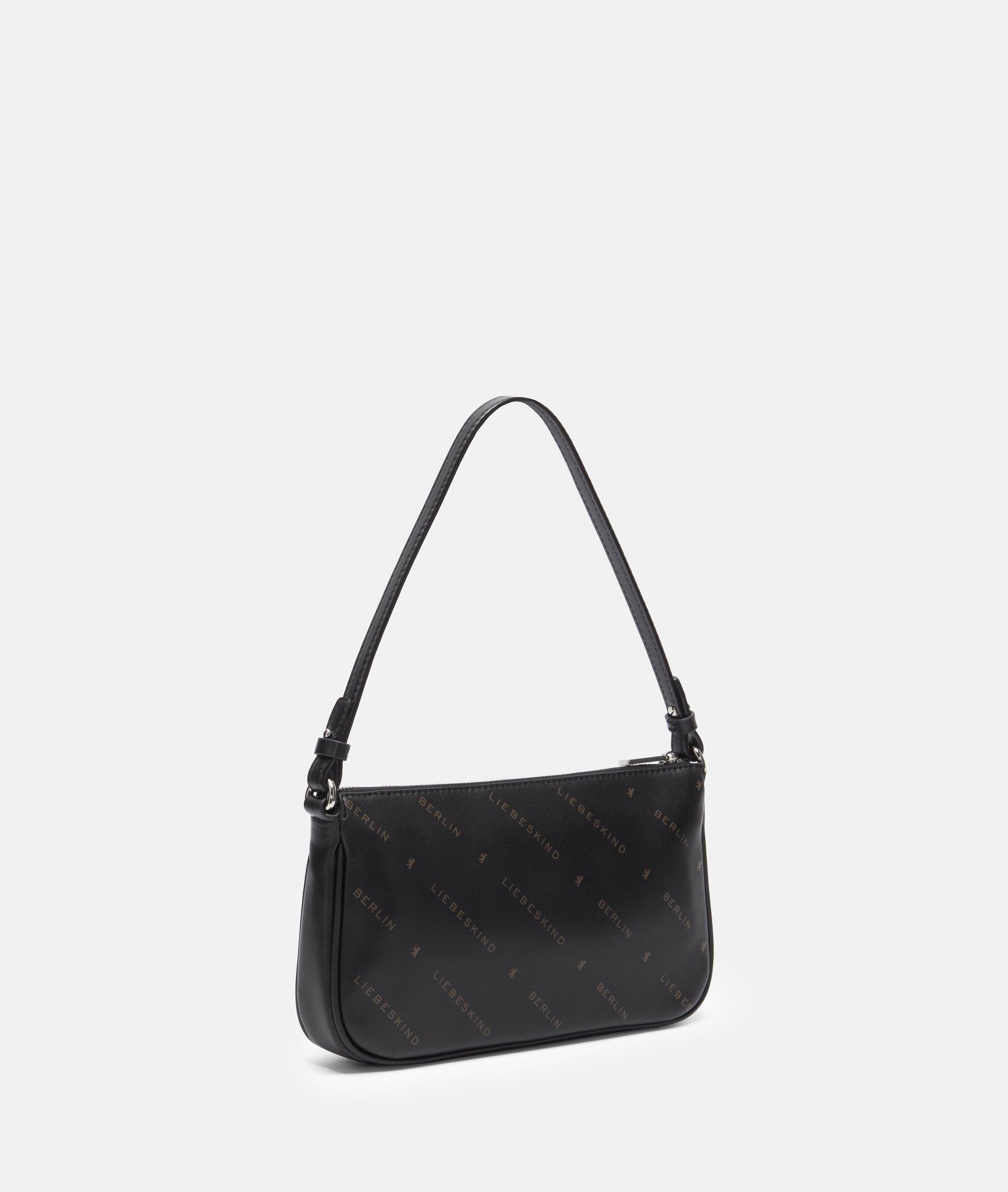Liebeskind Berlin Umhängetasche Monogram Crossbody S, Umhängetasche aus Leder mit Monogramm